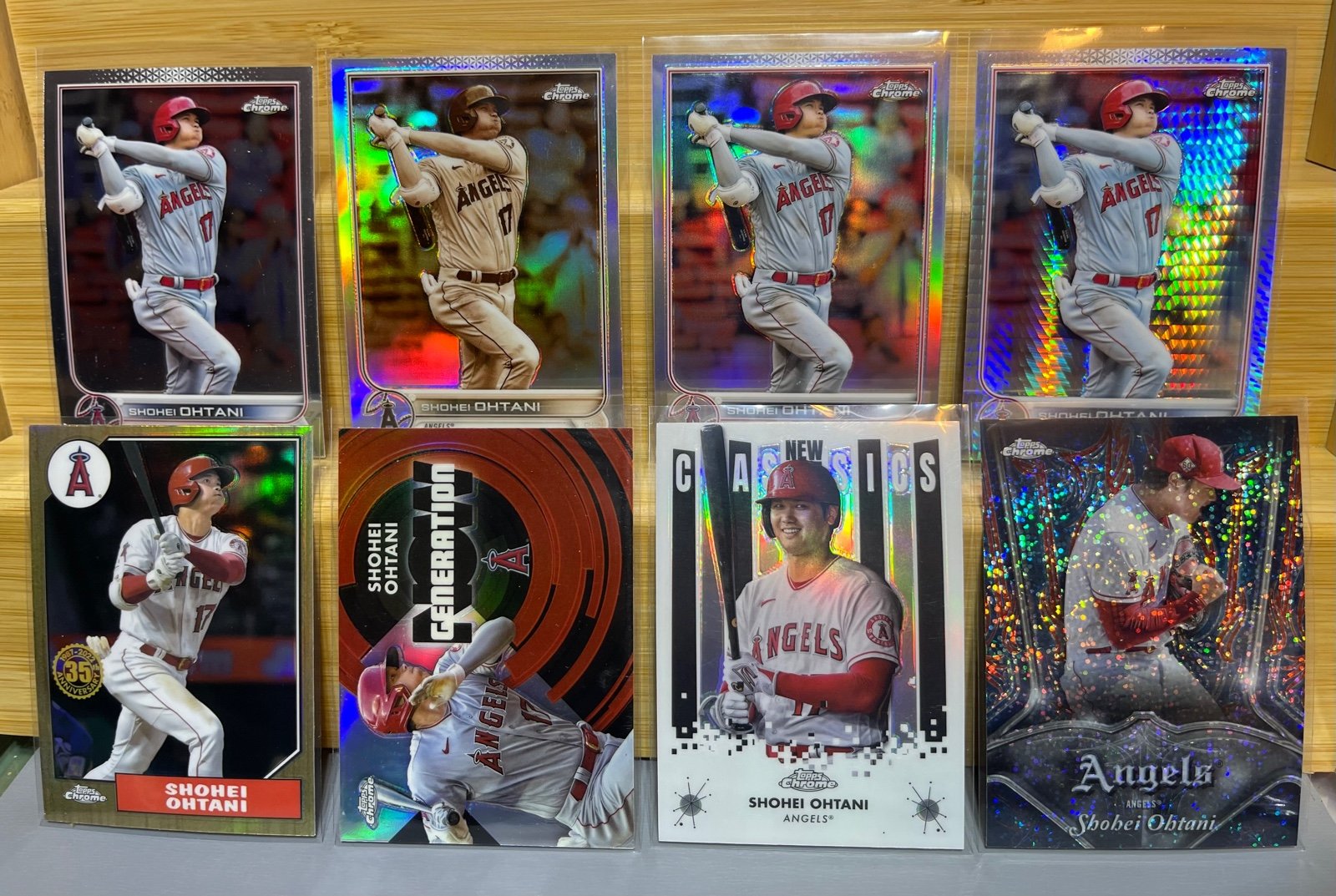 Shohei Ohtani 2022 Tops Chrome Parallel (8)