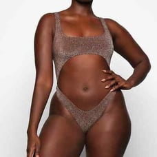 SKIMS Cocoa Glitter Monokini