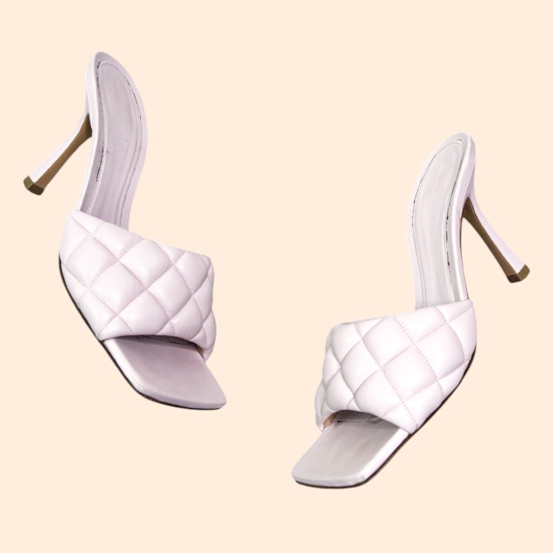 Bottega Veneta Padded Mule Sandals