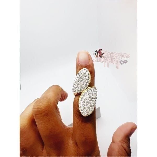 Fashion Real Gold Plated Stainless Steel Ring - 6