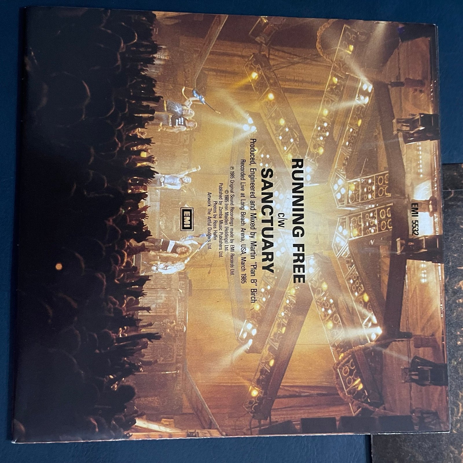 Running Free/Sanctuary by Iron Maiden 7 New Not Sealed