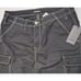 NWT True Religion Jeans Cargo Pants Jet Black Pockets 108335 Men's Size 33
