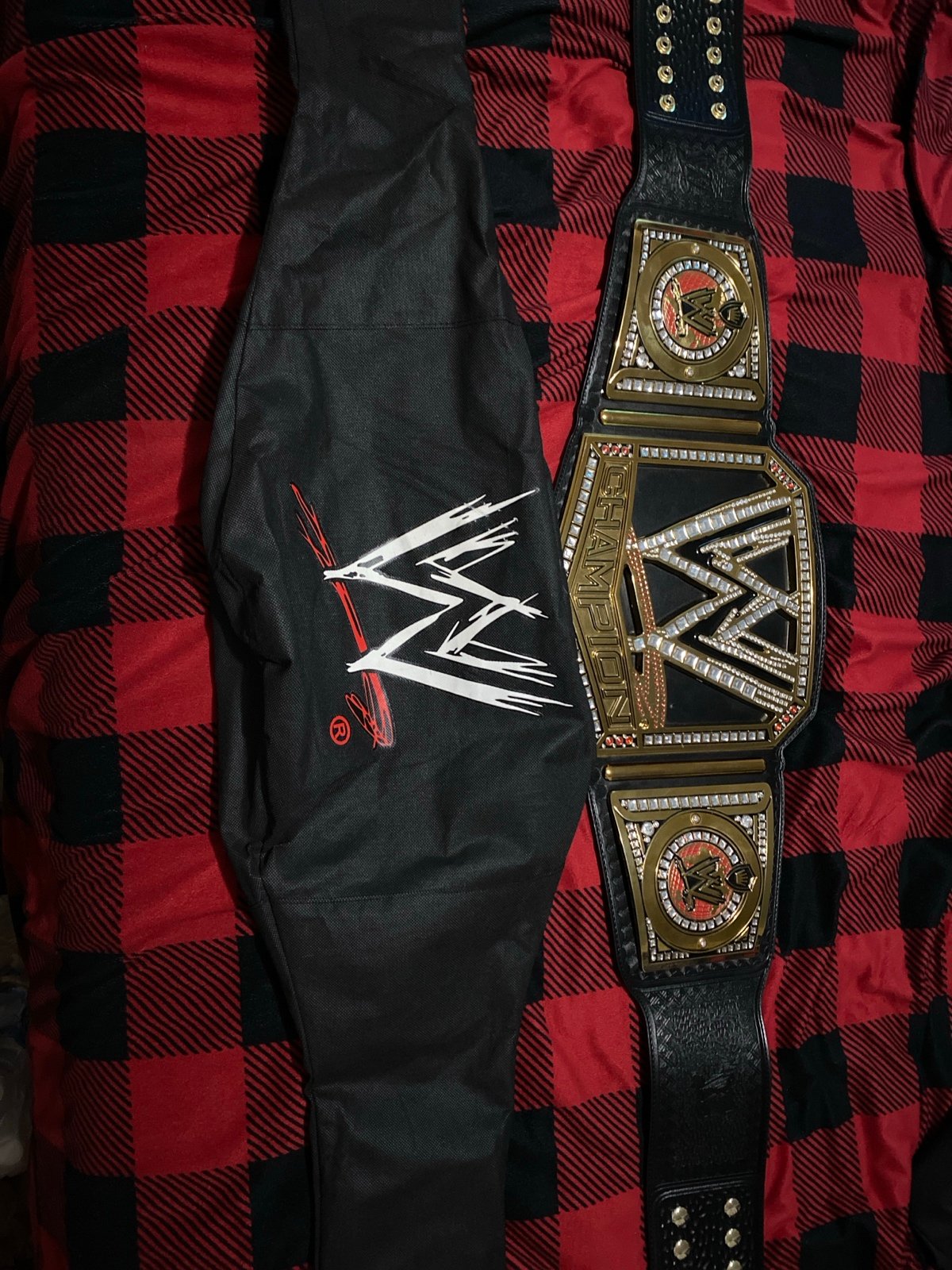 WWE REPLICA BELT SCRATCH LOGO