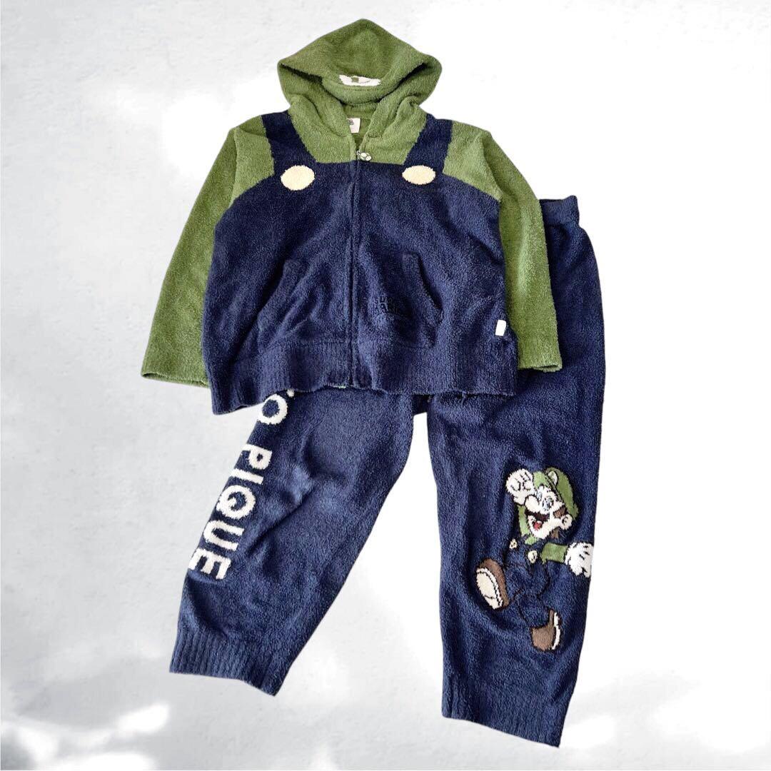 gelato pique Super Mario Luigi Hoodie & Long Pants Set