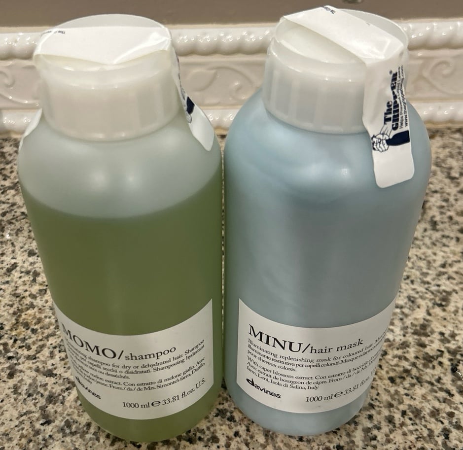 Davines - xl Momo shampoo + Minu Hair Mask