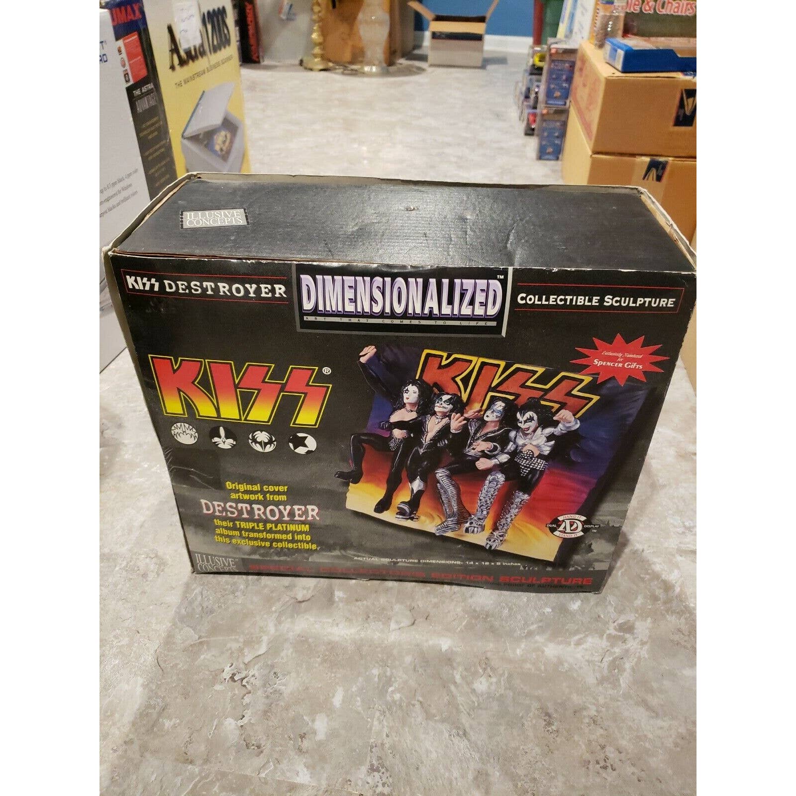 KISS DESTROYER DIMENSIONALIZED SCULPTURE Special Collector’s Edition MIB and New