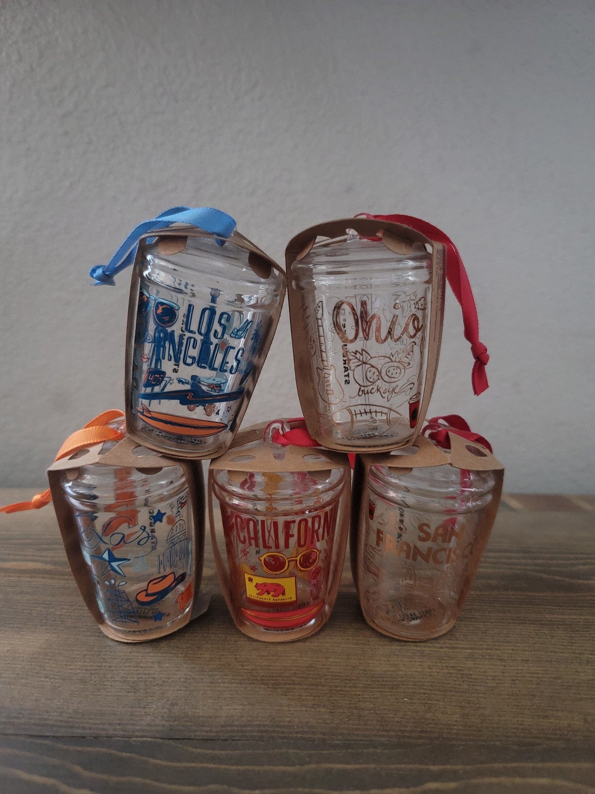 Starbucks glass Ornaments