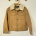 Pendleton Sidney Barn Faux Shearling Trim Coat in Chamois