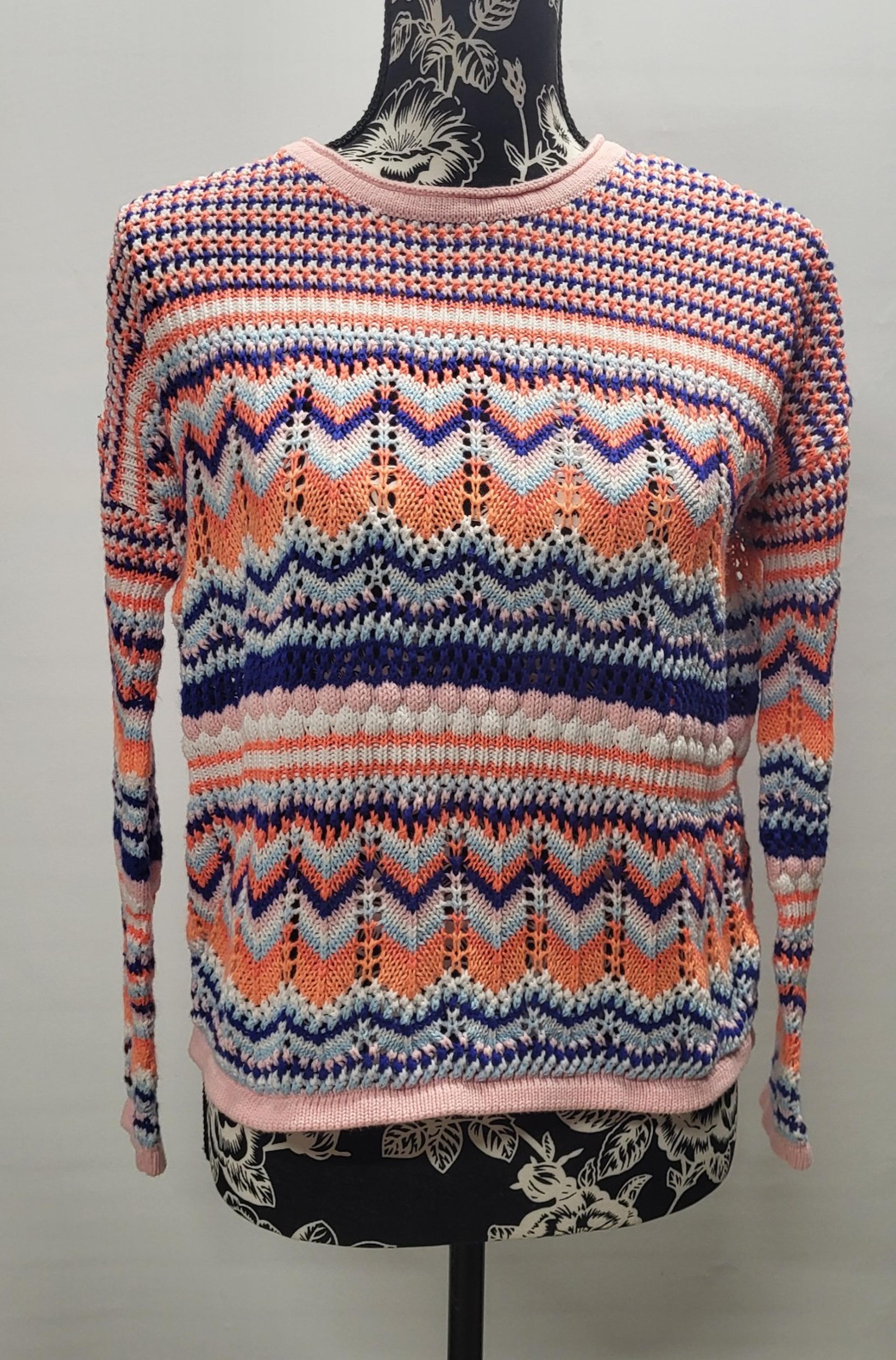 Women's Lilly Pulitzer Vibrant Colored Kitschy Coral Sweater Size Small