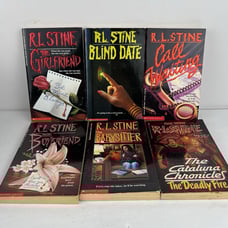 R.L Stine Book Lot of 6 Scholastic Paperback Horror Monsters Blind Date