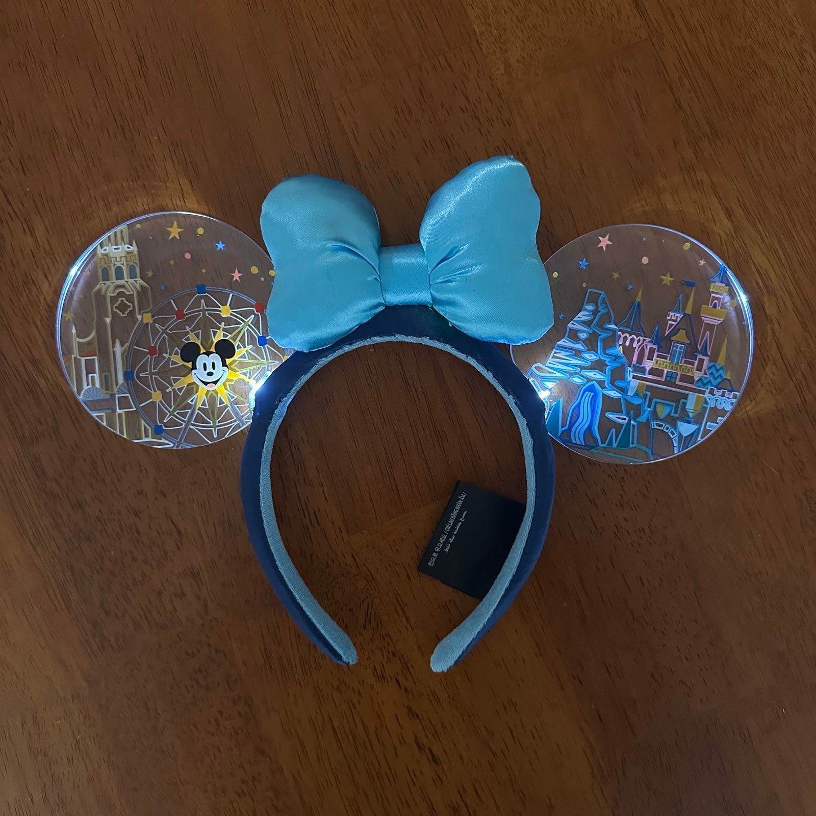 Disney ears headband 2024 light up (Disneyland edition)