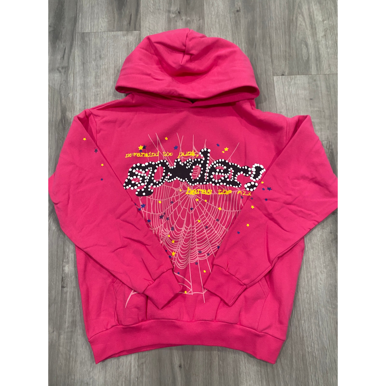 Sp5der Hoodie P*NK V2 Hoodie Size M