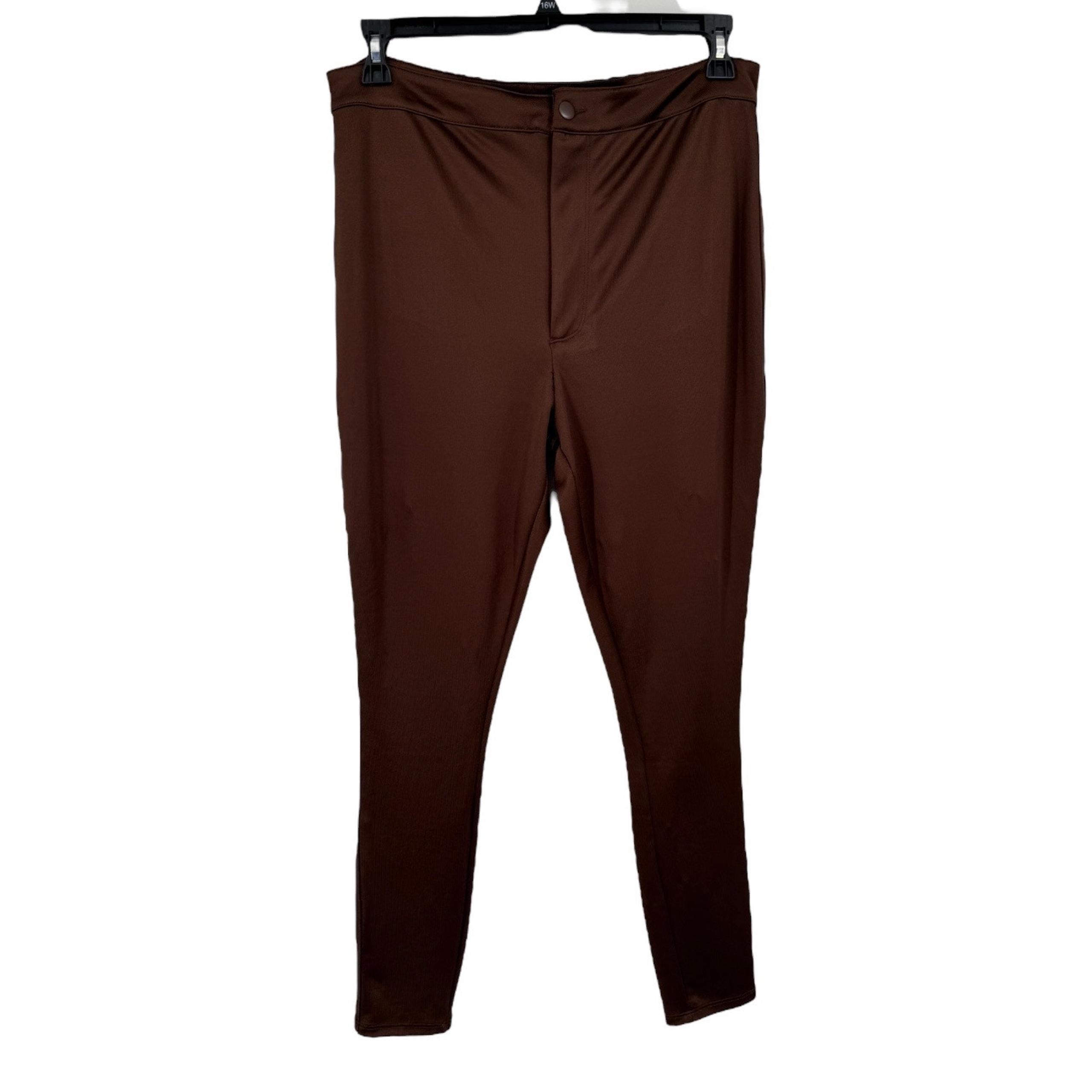 Skims pants Disco skinny brown size 2X DEFECT