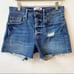 FRAME Le Brigette Denim Shorts Cutoffs Raw Hem in Heartbreak Women's Size 25