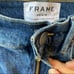 FRAME Le Brigette Denim Shorts Cutoffs Raw Hem in Heartbreak Women's Size 25