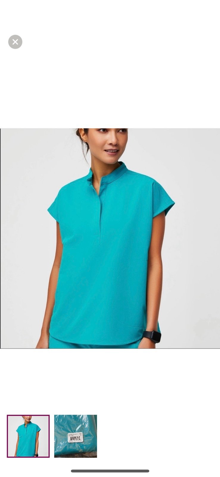 Figs rafaela teal color
