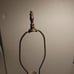 Vintage Amber Glass/Brass Table Lamp