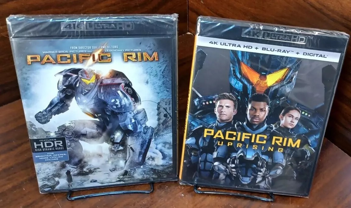 Pacific Rim + Pacific Rim Uprising (4KUHD) NEW (Sealed)-Free Box Shipping!
