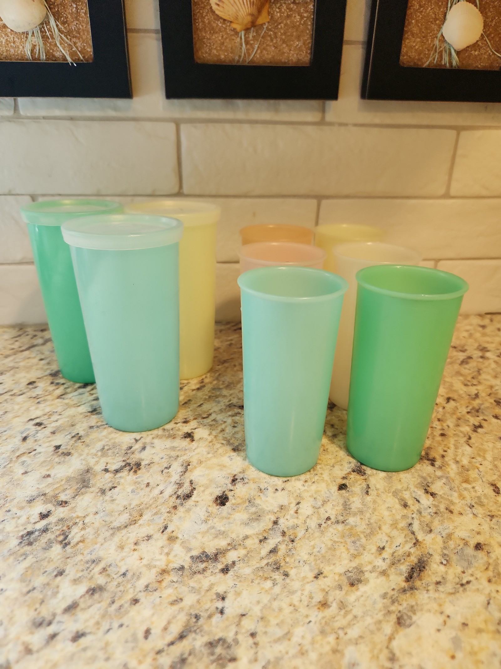 Vintage Collectible Tupperware Cups