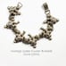 Silver Grape Cluster Bracelet Vintage Mexico Silver Jewelry Circa 1950s