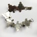 Silver Grape Cluster Bracelet Vintage Mexico Silver Jewelry Circa 1950s