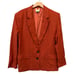 FARM RIO Pure Linen Oversized Blazer Suit Button Casual Jacket