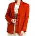 FARM RIO Pure Linen Oversized Blazer Suit Button Casual Jacket