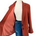 FARM RIO Pure Linen Oversized Blazer Suit Button Casual Jacket