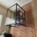 Mordern Dining Table Set, Glass Dining Room Table Set for Small Spaces, Black