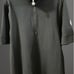 【New】Moncler Zip-Up Polo Shirt Black