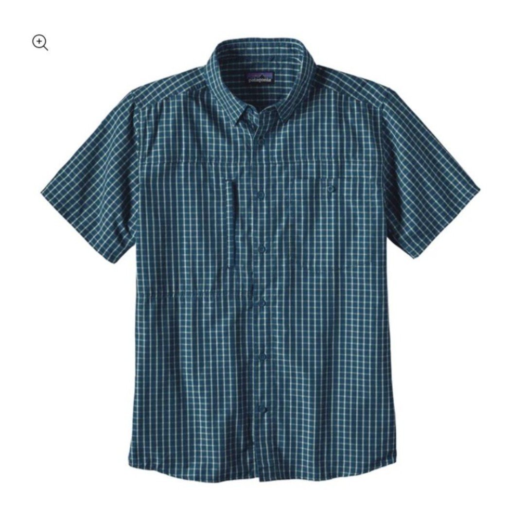 Patagonia Men’s Gallegos Anti Wrinkle Quick Dry Short Sleeve Shirt Large