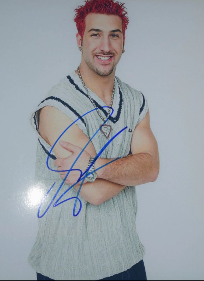 Joey Fatone Autograph Signed Picture