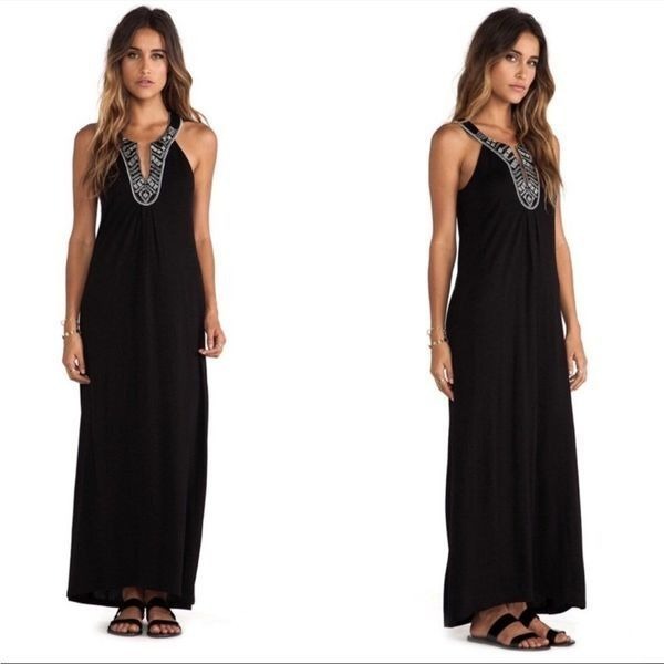 Soft Joie RYKEN MAXI DRESS IN CAVIAR Black XS