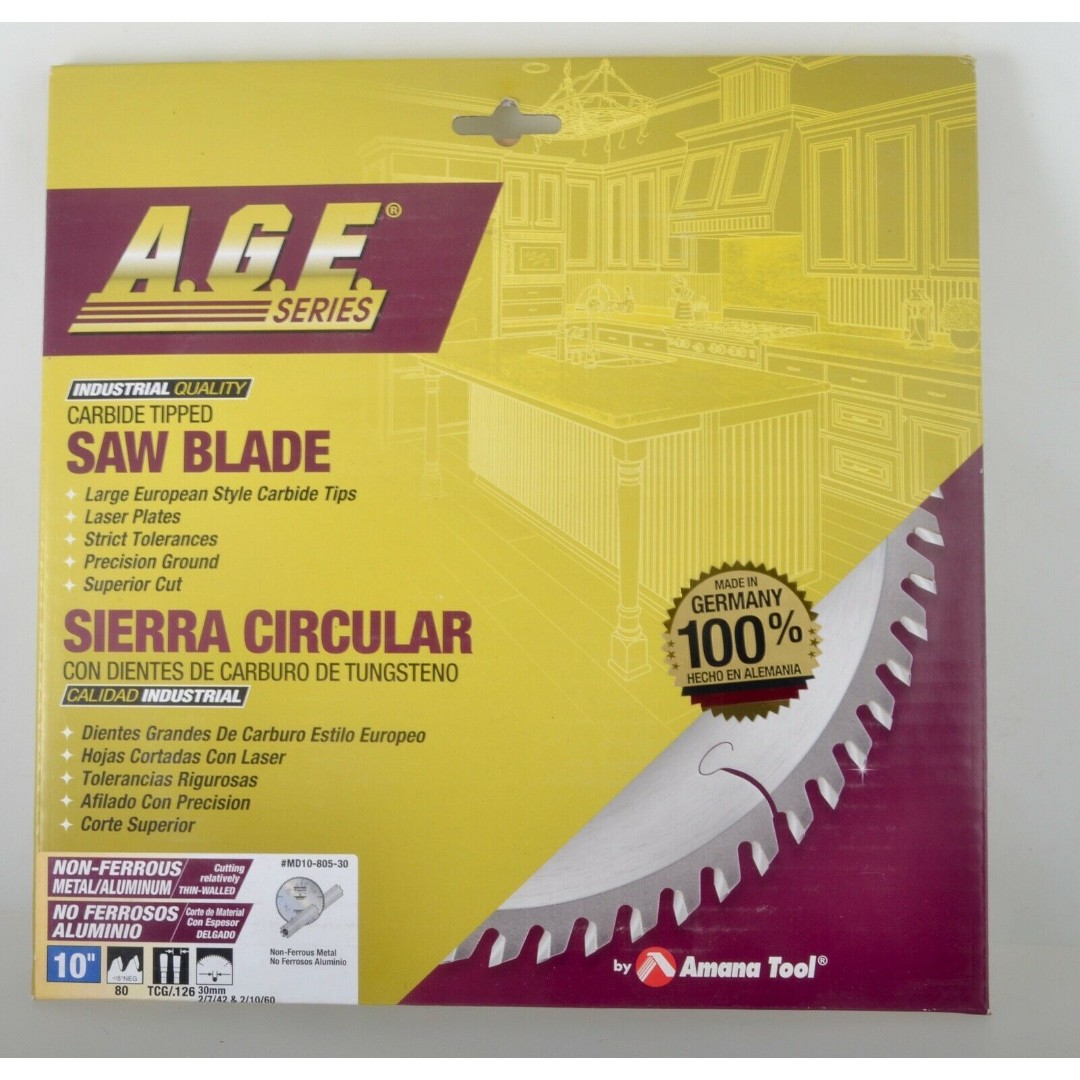 Amana Tool A.G.E. Series MD10-805-30 Industrial Quality Saw Blade Non-Ferrous