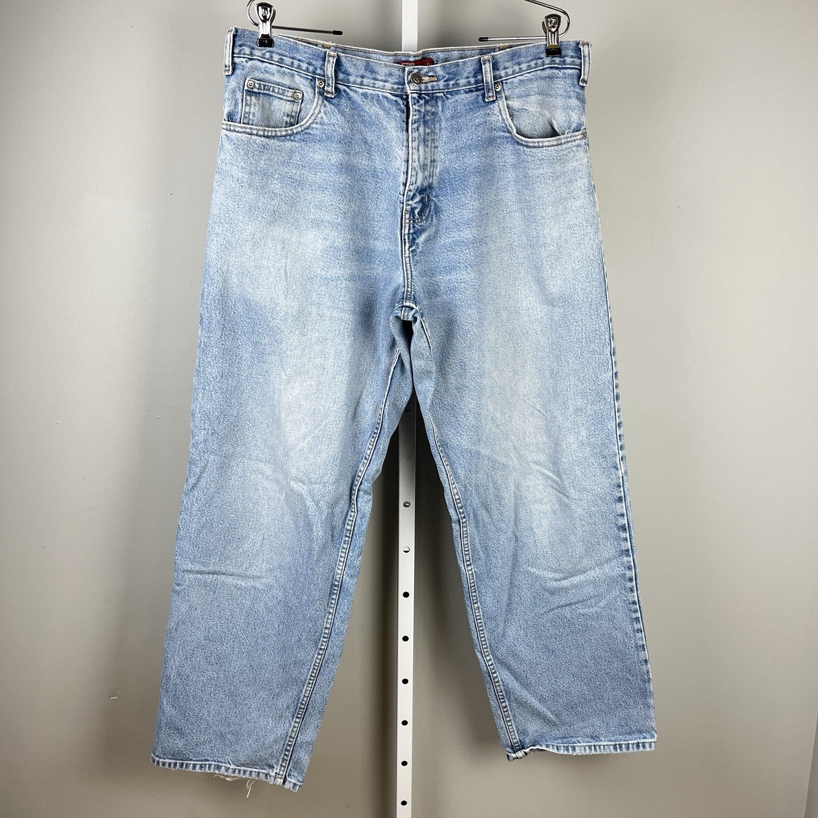 Vintage Faded Glory Denim Jeans Mens 38x34 Relaxed Fit 100% Cotton Y2K