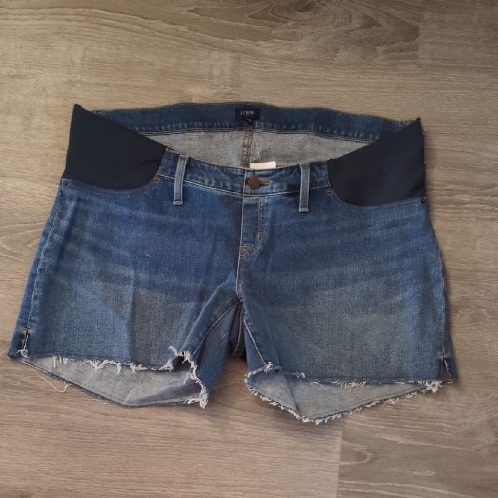 J. Crew Maternity Denim Shorts Size 33