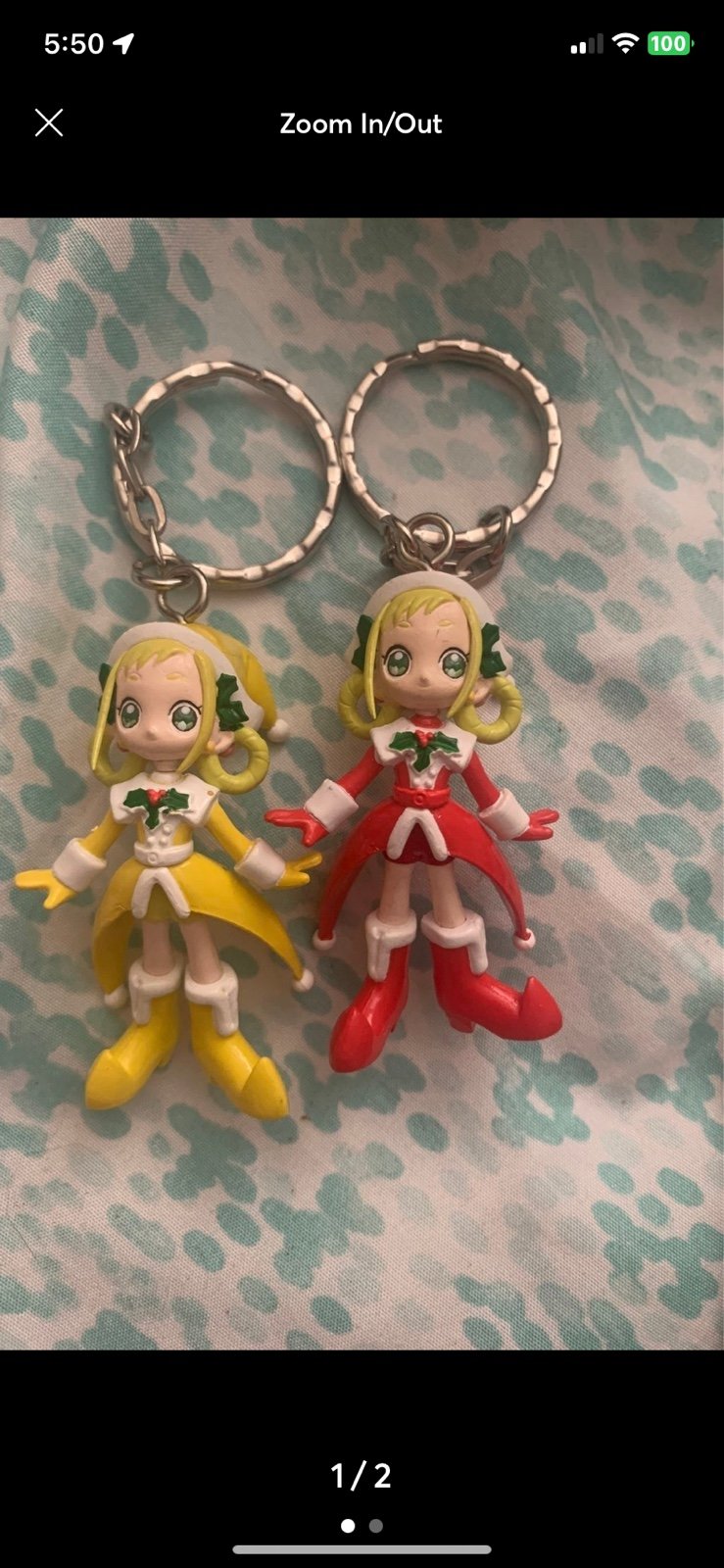 Magical Doremi Ojamahou Doremi Momoko Keychian Figures xmas Christmas Anime