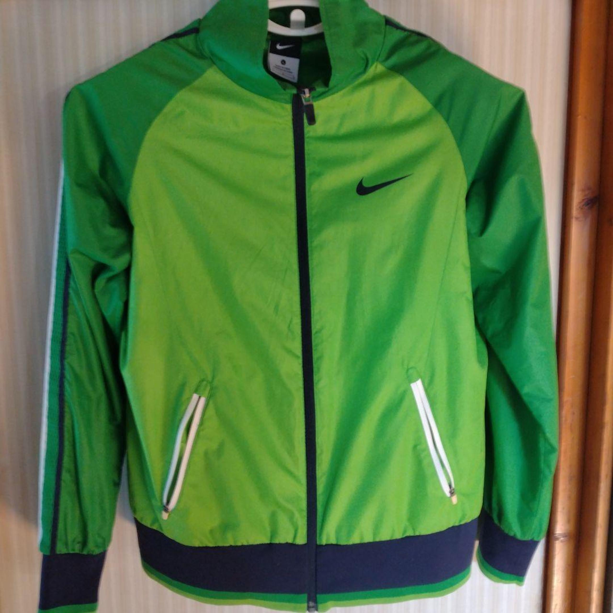 Nike green jacket, size L