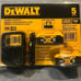 Dewalt 20v volt 5ah battery set starter kit charger & bag DCB205-2ck