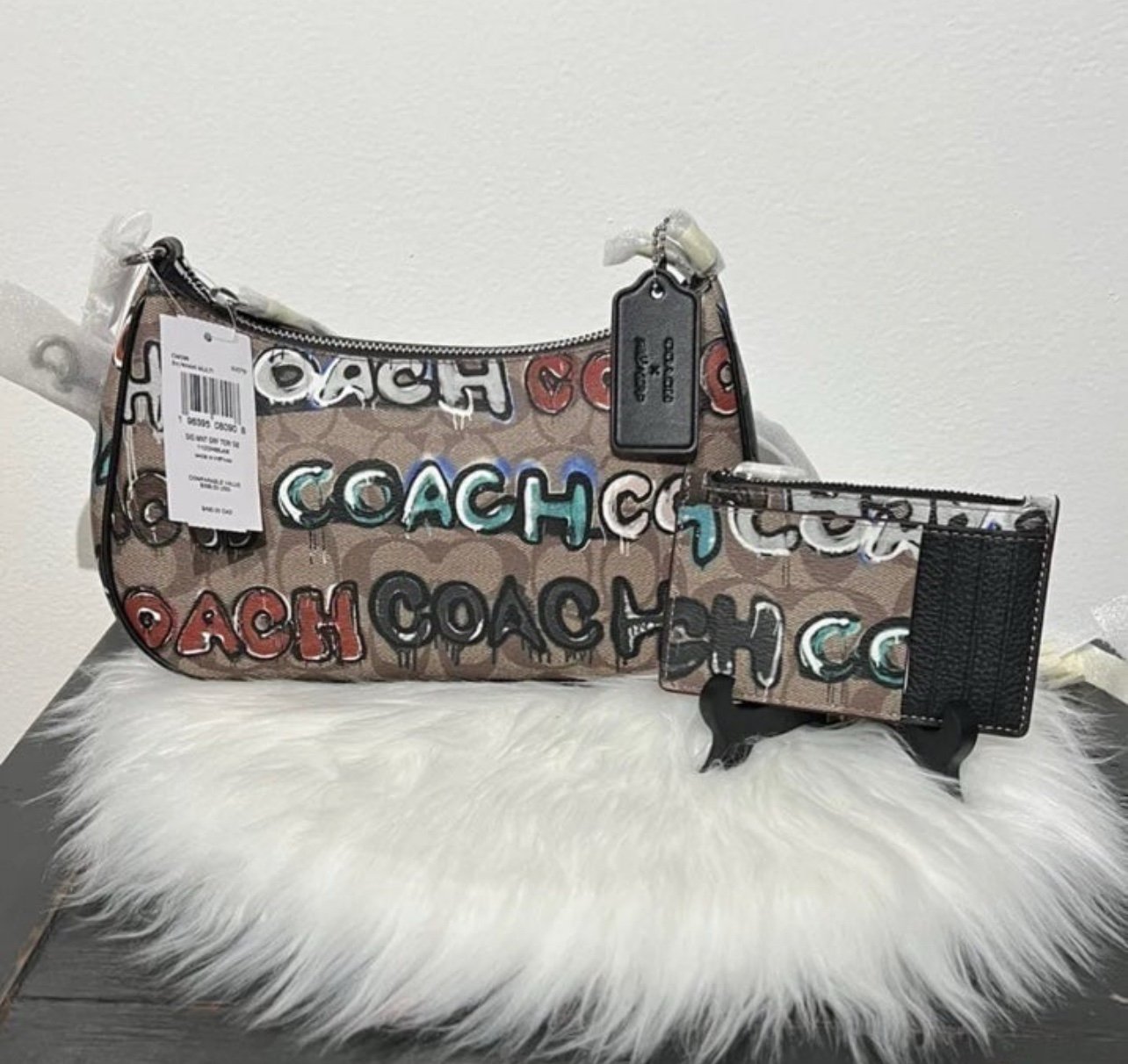 COACH Teri Shoulder Crossbody bag & Zip CardCase Authentic NEW!!