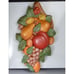 Vintage Vegetable Fruit Ceramic Pottery Wall Hanging Plaque Mid Century Pears