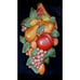 Vintage Vegetable Fruit Ceramic Pottery Wall Hanging Plaque Mid Century Pears