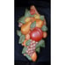 Vintage Vegetable Fruit Ceramic Pottery Wall Hanging Plaque Mid Century Pears