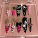 Y2k Mcbling Ed Hardy Handmade Press On Nail set