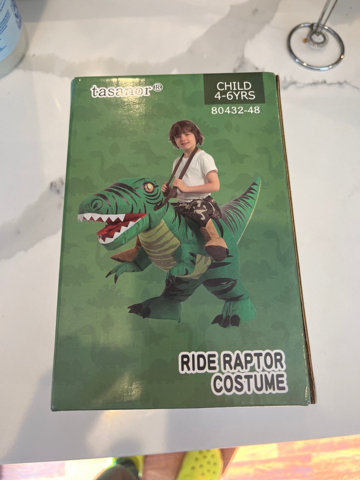 Inflatable Raptor Costume