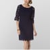Lilly Pulitzer Shayna Butterfly Lace Sheath Dress in Navy Size 6
