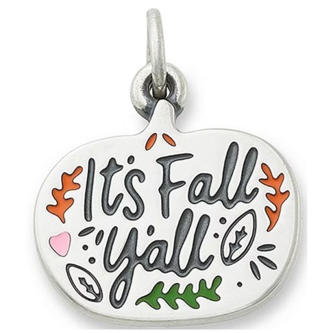 James Avery Sterling Silver Enamel It's Fall Y'all Charm