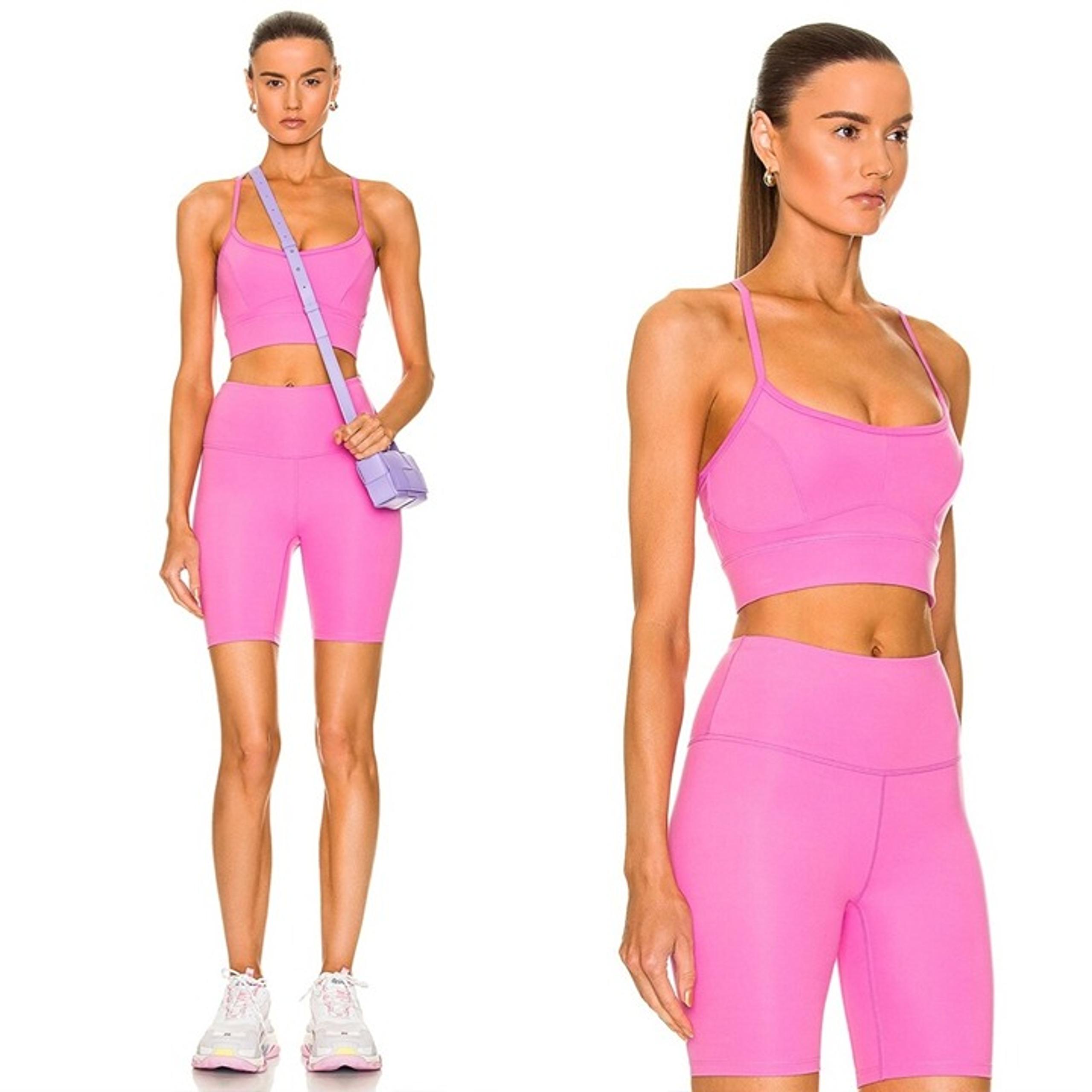 VARLEY | SOLD OUT ON REVOLVE LET'S MOVE IRENA BRA IN SUPER PINK | Size XS