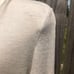 Kinross Cashmere Medium Sweater Cream Top V Neck Pullover Tan Ribbed Long Sleeve