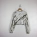 Good American Cropped & Cool French Terry Tie Dye Sweatshirt Medium Crop Lounge